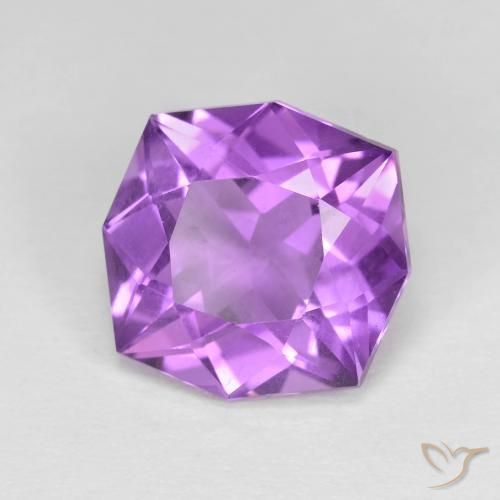 9,17 ctw natürlicher Mittelviolettes Violett Amethyst, Fantasie, VVS