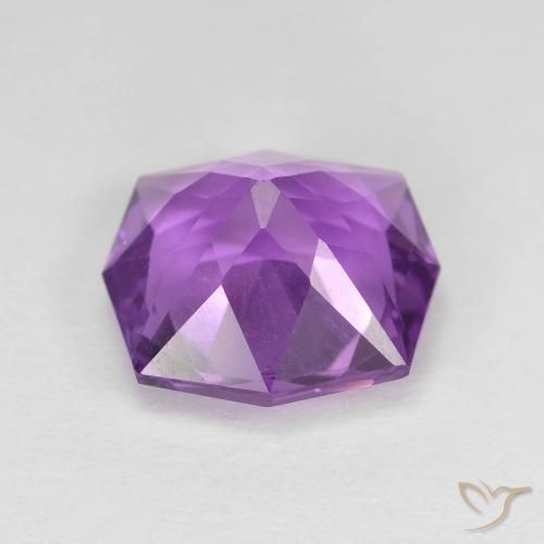 9,17 ctw natürlicher Mittelviolettes Violett Amethyst, Fantasie, VVS
