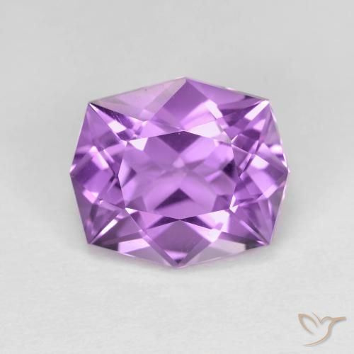 3.80ct Natürlicher Mittelviolettes Violett Amethyst, Fantasie, VVS