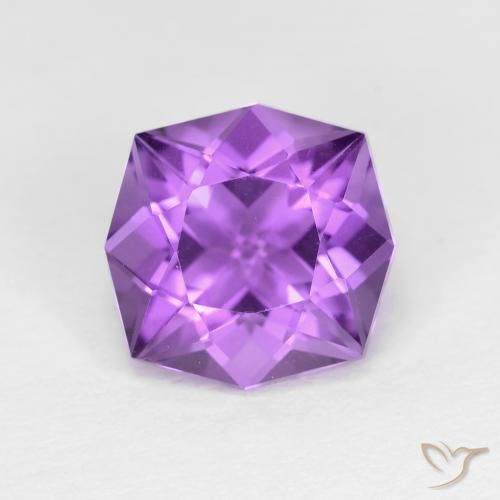 3.01ct Natürlicher Mittelviolettes Violett Amethyst, Fantasie, VVS