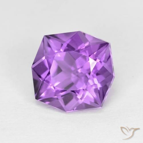 9,17 ctw natürlicher Mittelviolettes Violett Amethyst, Fantasie, VVS
