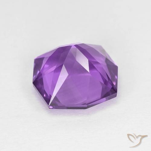 9,17 ctw natürlicher Mittelviolettes Violett Amethyst, Fantasie, VVS