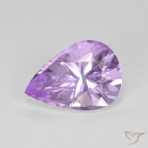 2.64ct Natürlicher Mittelviolett Amethyst, Birnenform, VVS