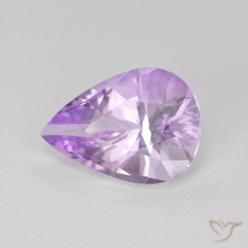 9,17 ctw natürlicher Mittelviolett Amethyst, Birnenform, VVS