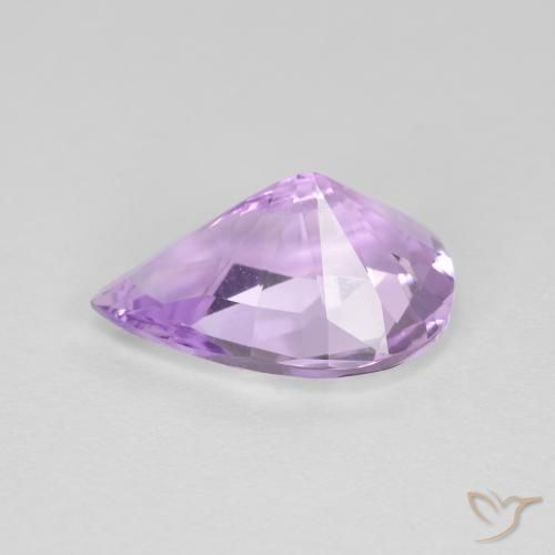 9,17 ctw natürlicher Mittelviolett Amethyst, Birnenform, VVS