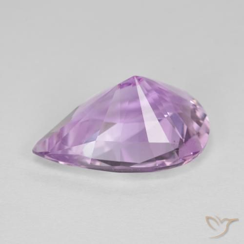 9,17 ctw natürlicher Rosaig-violett Amethyst, Birnenform, VVS