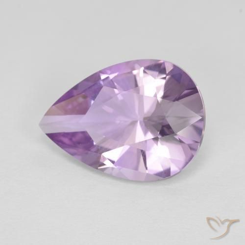 3.52ct Natürlicher Iris Violett Amethyst, Birnenform, VVS-VS