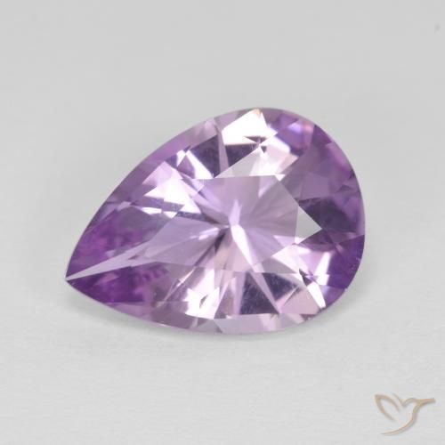 9,17 ctw natürlicher Iris Violett Amethyst, Birnenform, VVS-VS