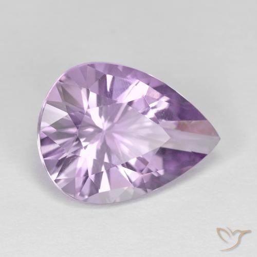 9,17 ctw natürlicher Iris Violett Amethyst, Birnenform, VVS