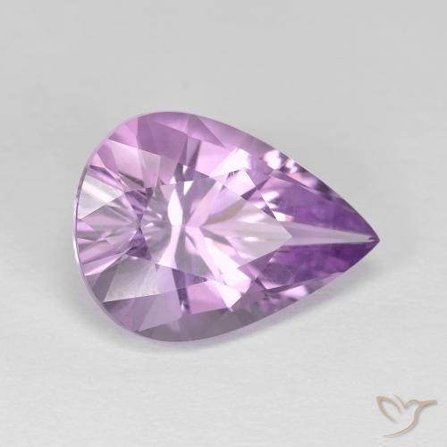 9,17 ctw natürlicher Mittelviolett Amethyst, Birnenform, VVS