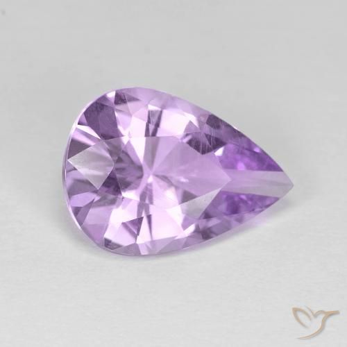 9,17 ctw natürlicher Iris Violett Amethyst, Birnenform, VVS
