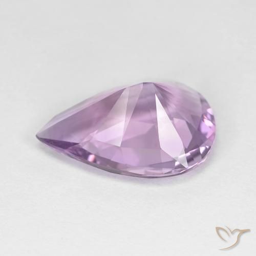 9,17 ctw natürlicher Rosaig-violett Amethyst, Birnenform, VVS