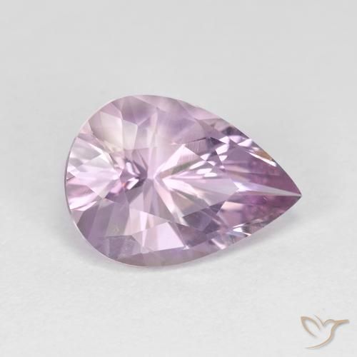 9,17 ctw natürlicher Hellrosa-Violett Amethyst, Birnenform, VVS