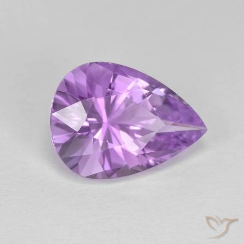 9,17 ctw natürlicher Mittelviolett Amethyst, Birnenform, VVS