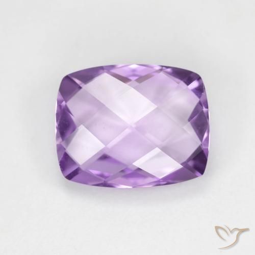2.78ct Natürlicher Rosaig-violett Amethyst, Kissen, VVS