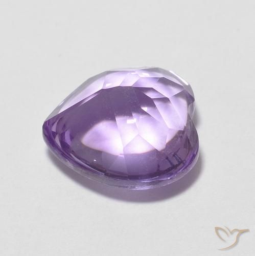 9,17 ctw natürlicher Lebhaftes Violett Amethyst, Herz, Transparent