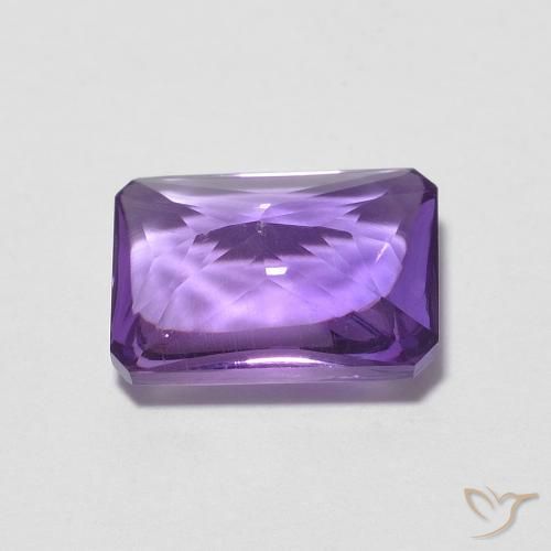 9,17 ctw natürlicher Mittelviolett Amethyst, Oktagonschliff, Transparent