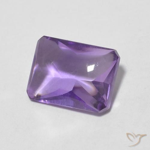 9,17 ctw natürlicher Rosaig-violett Amethyst, Oktagonschliff, Transparent