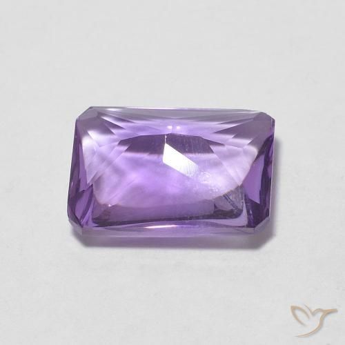 9,17 ctw natürlicher Rosaig-violett Amethyst, Oktagonschliff, Transparent