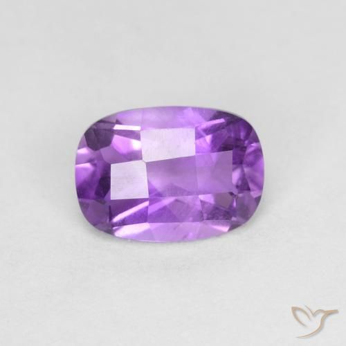 9,17 ctw natürlicher Lebhaftes Violett Amethyst, Kissen, VVS-VS