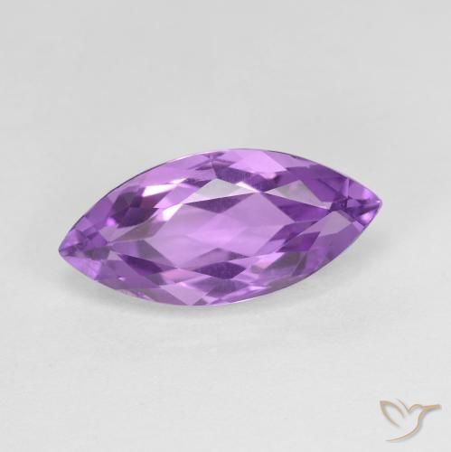3.20ct Natürlicher Tiefviolettes Violett Amethyst, Marquise, VVS-VS