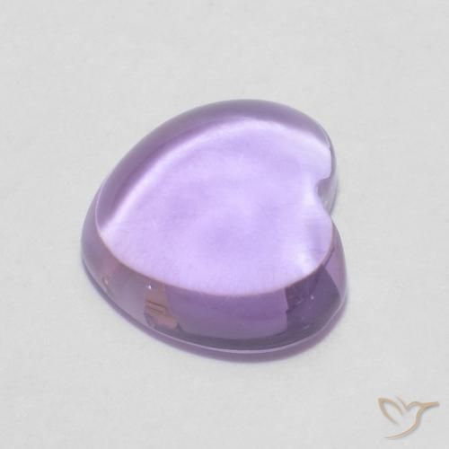 9,17 ctw natürlicher Medium Light-Violet Amethyst, Herz, Transparent
