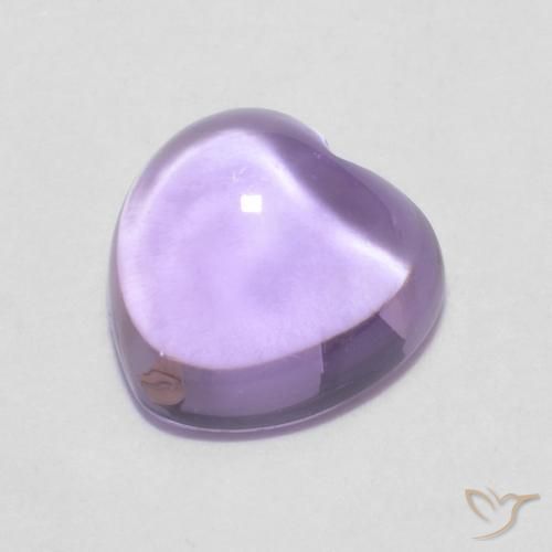 9,17 ctw natürlicher Medium Light-Violet Amethyst, Herz, Transparent