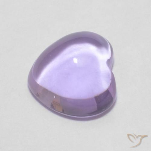 9,17 ctw natürlicher hellviolett Amethyst, Herz, Transparent