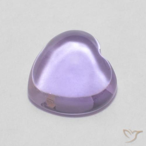 9,17 ctw natürlicher hellviolett Amethyst, Herz, Transparent