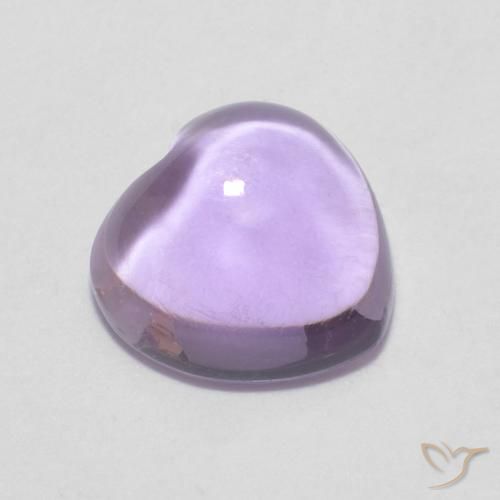 9,17 ctw natürlicher hellviolett Amethyst, Herz, Transparent