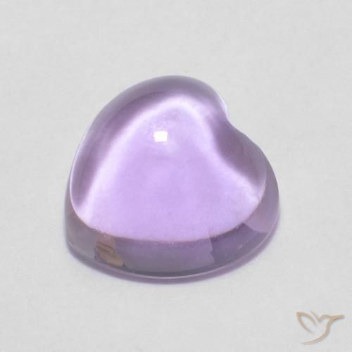 9,17 ctw natürlicher hellviolett Amethyst, Herz, Transparent