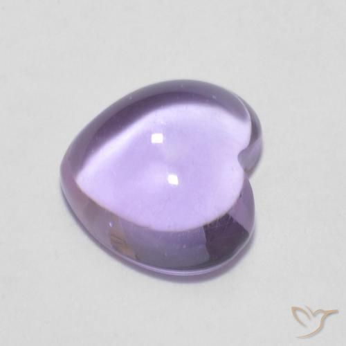 9,17 ctw natürlicher hellviolett Amethyst, Herz, Transparent