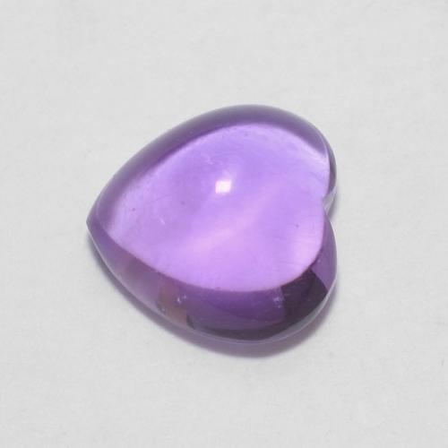 0.72ct Natürlicher tiefviolett Amethyst, Herz, Transparent