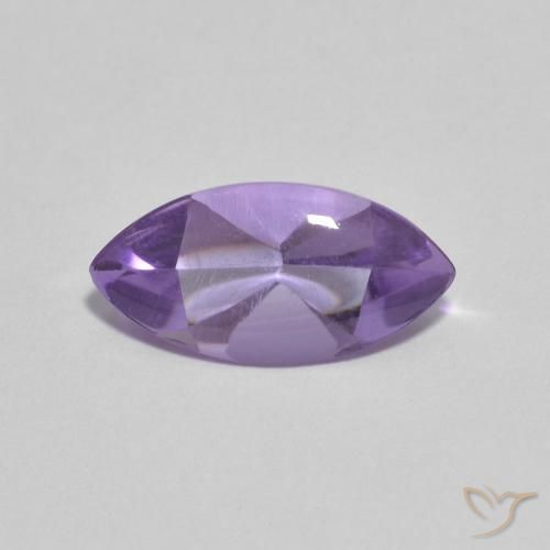 1.57ct Natürlicher Mittelviolett Amethyst, Marquise, Transparent