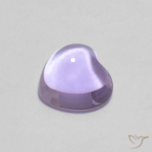 9,17 ctw natürlicher hellviolett Amethyst, Herz, Transparent