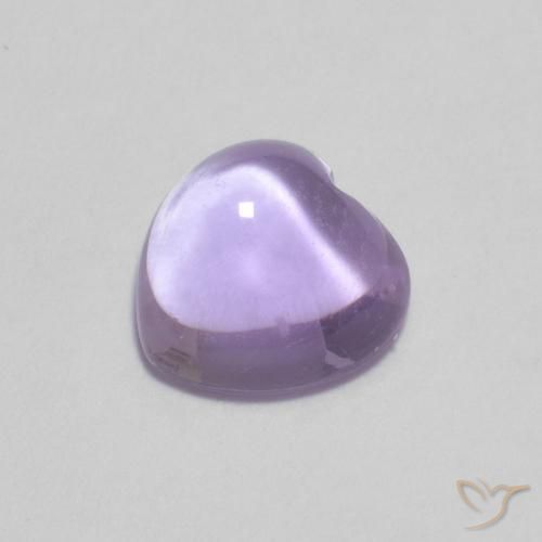 9,17 ctw natürlicher hellviolett Amethyst, Herz, Transparent