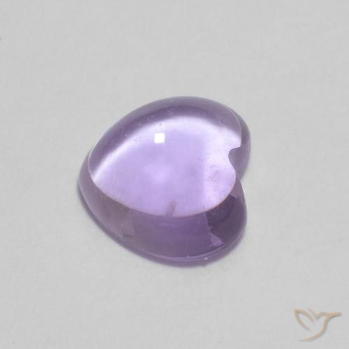 9,17 ctw natürlicher hellviolett Amethyst, Herz, Transparent