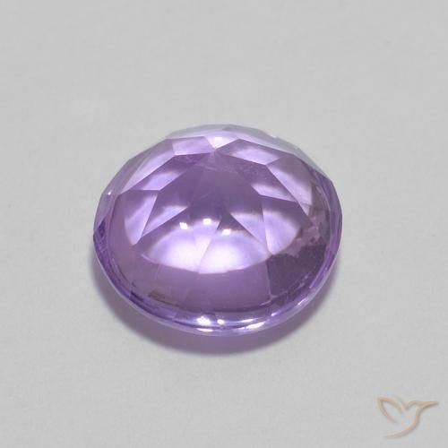 9,17 ctw natürlicher Mittelviolett Amethyst, Runden, Transparent