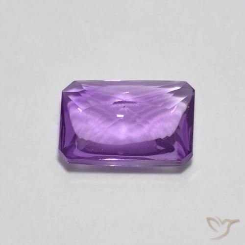 9,17 ctw natürlicher tiefviolett Amethyst, Oktagonschliff, Transparent