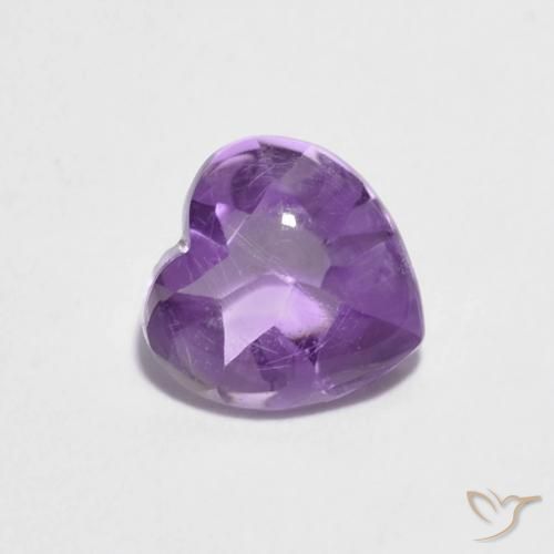 9,17 ctw natürlicher tiefviolett Amethyst, Herz, Transparent