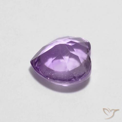 9,17 ctw natürlicher tiefviolett Amethyst, Herz, Transparent