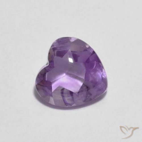 9,17 ctw natürlicher Iris Violett Amethyst, Herz, Transparent