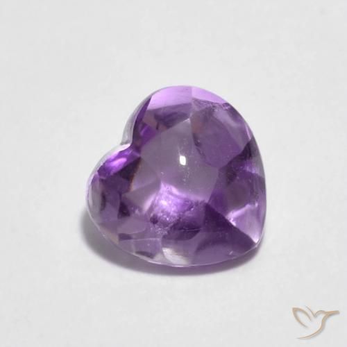 9,17 ctw natürlicher Mittelviolett Amethyst, Herz, Transparent