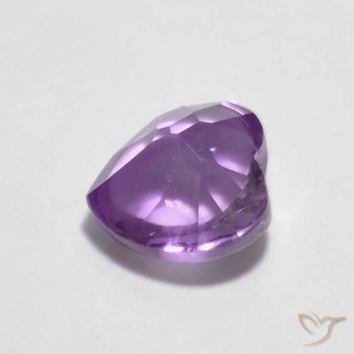 9,17 ctw natürlicher Mittelviolett Amethyst, Herz, Transparent