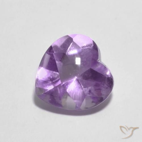 9,17 ctw natürlicher Iris Violett Amethyst, Herz, Transparent