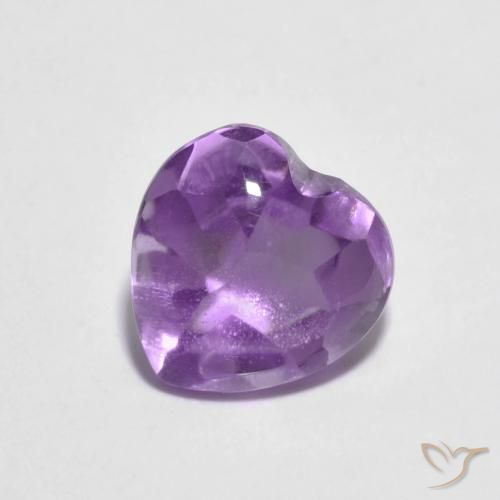 2.02ct Natürlicher Iris Violett Amethyst, Herz, Transparent