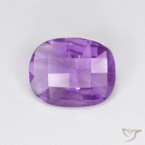 9,17 ctw natürlicher Mittelviolettes Violett Amethyst, Kissen, VVS