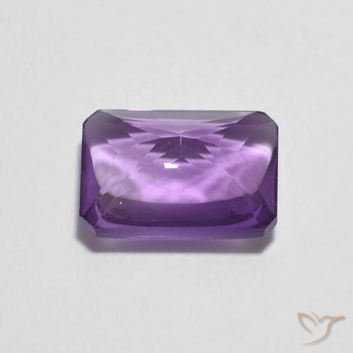 9,17 ctw natürlicher Rosaig-violett Amethyst, Oktagonschliff, Transparent