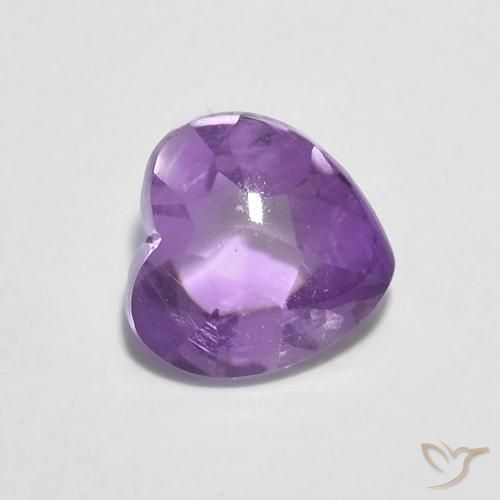 9,17 ctw natürlicher Lilaisch-violett Amethyst, Herz, Transparent
