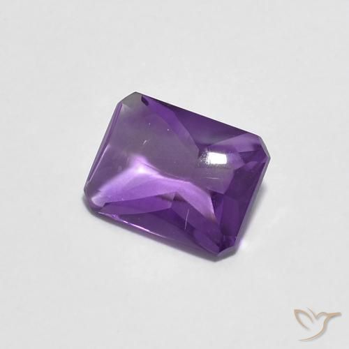 9,17 ctw natürlicher Lilaisch-violett Amethyst, Oktagonschliff, Transparent